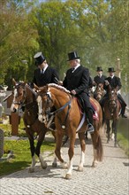 Every year at Easter there are about 5 processions in Lusatia, each with about 200 riders. The