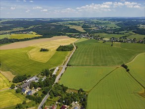 Fields near Augustusburg in the Ore Mountains