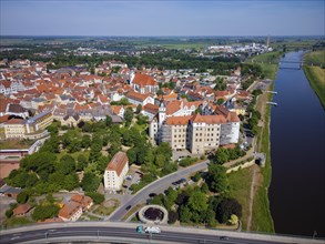 Torgau with Hartenfels Castle