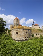 Querfurt Castle is located in the town of Querfurt in Saalekreis, Saxony-Anhalt. The hilltop castle