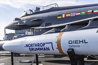 Eurofighter Typhoon with armament, Northrop Grumman, Diehl Defence, International Aerospace