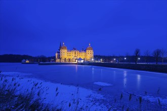 Moritzburg Baroque Palace in Winter