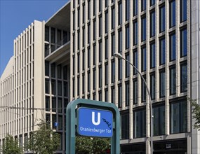 Am Tacheles, new building of the former cultural and cult site, Oranienburger Strasse underground