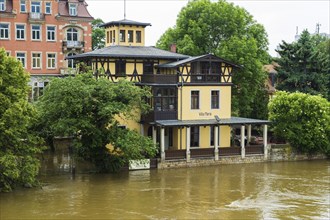 Flooding in Dresden at the Villa Marie