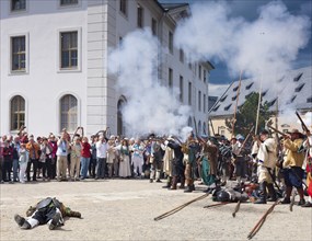 Königstein Fortress battle re-enactment