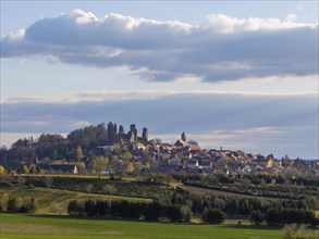 Stolpen Castle in the evening