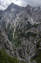 Alpspitze, Wetterstein Mountains, Garmisch-Patenkirchen, Bavaria, Germany, Europe