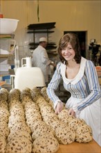 Dresden stollen girls baking stollen