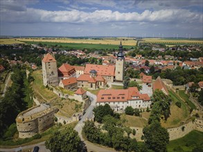 Querfurt Castle is located in the town of Querfurt in Saalekreis, Saxony-Anhalt. The hilltop castle