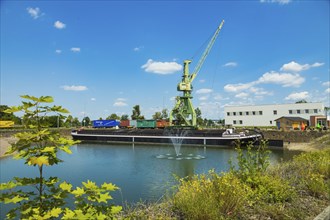 The Alberthafen Dresden-Friedrichstadt is the most important port in Dresden. It was built between