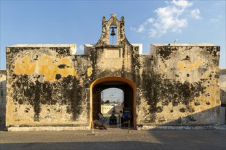 Puerta de Tierra gateway entrance, Fortifications Spanish military architecture of city walls,