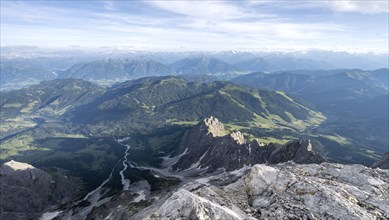 Taghaube, Grandlspitz, Mühlbacher Turm, Dramatic Mountain Landscape, View from Hochkönig,