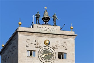 Kroch tower block on Augustusplatz in Leipzig