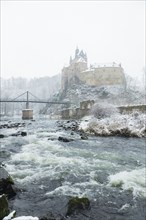 Kriebstein Castle in the Zschopau Valley in Central Saxony, from the 14th century