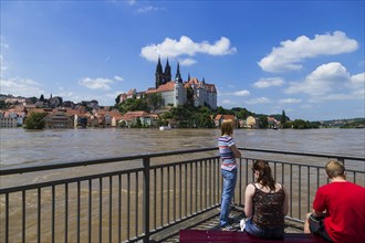 High water in Meissen at its peak