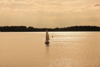 Sailors on Lake Cospuden