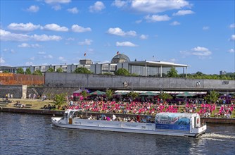 Capital Beach, beach bar, Berlin-Mitte, Germany, Europe