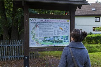 Information board Path of the Rocks of the Triebisch Valley