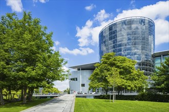 The Transparent Factory in Dresden is one of three production sites of Volkswagen Sachsen GmbH. The