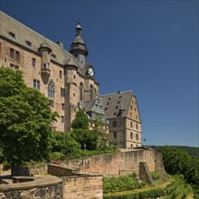 The Landgrave's Castle on the Schlossberg, Marburg an der Lahn, Hesse, Germany, Europe