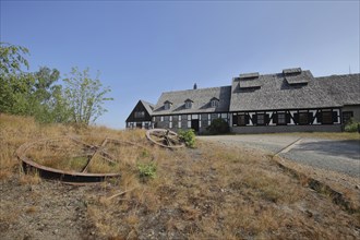 Former historical mine Alte Elisabeth Fundgrube Himmelfahrt, technical, university, TU,