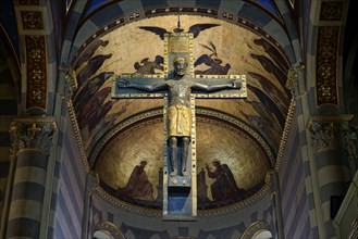 Romanesque Crucifix from the Rhineland, Cathedral, Duomo San Evasio, Casale Monferrato, Province of