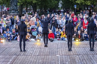 Due to the pandemic, the Schaubudensommer 2021 was moved to the more spacious main street in