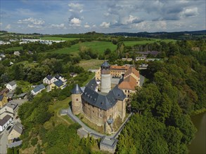 Voigtsberg Castle, later called Voigtsberg Castle, is a typical hilltop castle of the High Middle