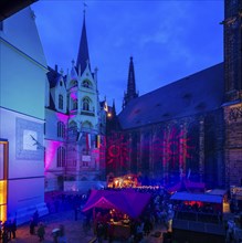 Medieval market at the Albrechtsburg in Meissen