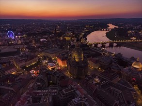 Dresden Old Town in the Evening