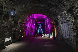 Salt cathedral of Zipaquira, Colombia, South America