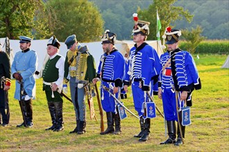 Hussar bivouac in Höfgen near Grimma