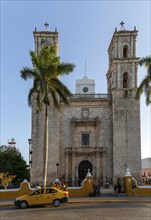 San Servacio Church built 1705, Valladolid, Yucatan, Mexico, Central America