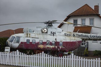 Helipad in the front garden, here a Mil Mi 8S