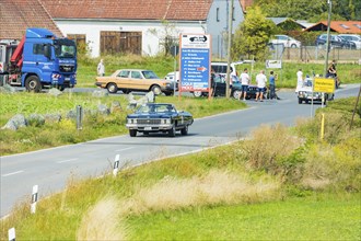 A drive for vintage vehicles. Skilful handling of the vehicle, finding the route by means of the