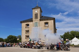 Königstein Fortress battle re-enactment