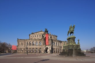 Theatre Square with Semper Opera House