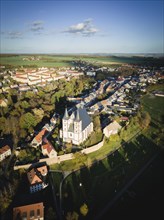 The Protestant town church of St. Nikolai is a late Gothic hall church with older components in