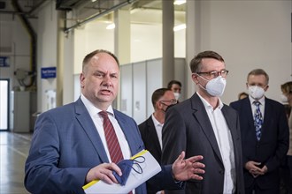 Press event at the new initial reception centre