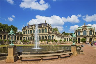 The Zwinger in Dresden is one of the most famous baroque buildings in Germany And it houses museums