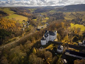 Bärenstein Castle in the Eastern Ore Mountains