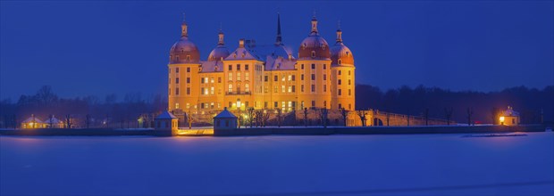 Moritzburg Baroque Palace in Winter