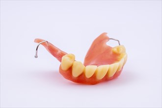 Removable denture of an upper jaw, denture, dental prosthesis, dentist