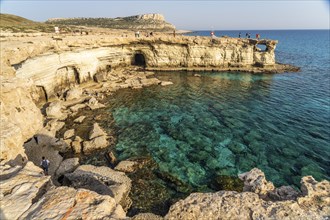 Sea Caves, coast with cliffs and caves near Agia Napa, Cyprus, Europe