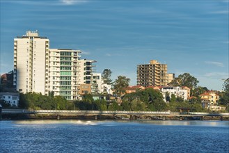 Gentrified houses in downtown Brisbane, Queensland, Australia, Oceania