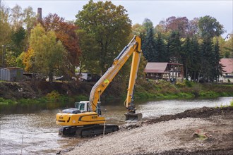 Flooding of the Mulde, damage repair and flood protection construction measures