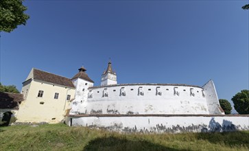 The Honigberg Protestant Church, Biserica Evanghelica Fortificata din Harman, in Transylvania. The