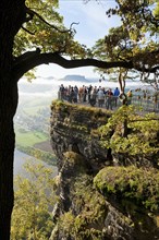 Tourists on the bastion view