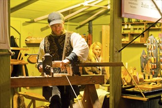 (Copyright Â© Sylvio Dittrich +49 1772156417) Christmas market on the Neumarkt at the Frauenkirche