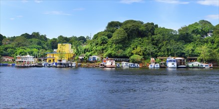 Oriximina city along the Trombetas River, Para State, Brazil, South America